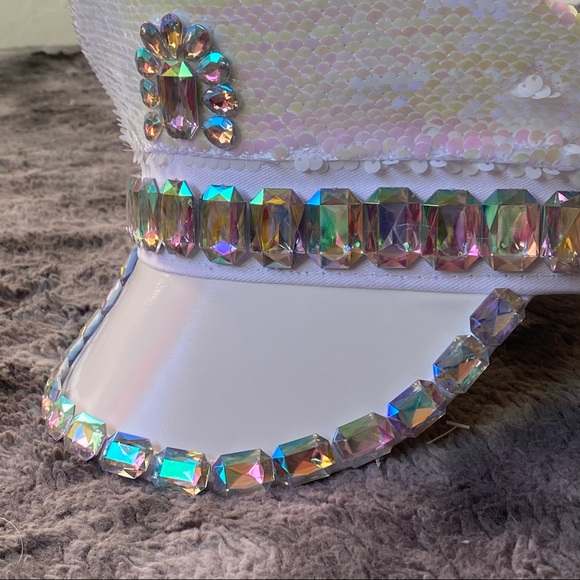 Jeweled Mermaid Captain Hat - Picture 7 of 10